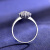 诗华の宝石はダイヤヤの指轮の白18 K金の群を开放してダイヤヤの指轮の婚约のプロポーズの指轮の1カラットの効果を始めます。豪华なダイヤの女性の指轮の女性の3カラットの効果