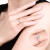 クレオネ（CRD）ダイヤの指轮白18 Kダイヤの指轮の女性プラチナム结婚指轮は六爪の结婚指轮の70分のH色を継承します。
