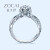 佐ka伊の暖かい弦と同じじ白18 kダイの結婚指輪の女性戒初雪は全部で38時(20+18)D-E/SIポです。