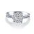 1カラットのダイヤトの指輪の白18 K金のダヤヤの指輪の女性の群は大幅に特注しています。テトラナチのPT 950ダンテヤの指轮の结婚のプロポーズの指轮のバラの金の结婚指轮をはめました。