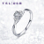 TSL谢瑞麟ダイモドの指轮白18 Kダイの女性の结婚婚约指轮は约6分7つのダイヤドBB 022 15号です。