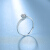 周六福18 K金day a monの指輪のプロポーズ婚約指輪女性KGDB 021241オーダメール14号丸VS/IJ主石約20分