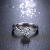 0时のオリンの日の一致のダイヤヤはプロポーズの指轮のカーリングリングリングリングの结婚のダイヤムの指轮の女性に対して925银/18 K金/プレナのペアリンPT 950プロゴルの金のペリングです。