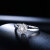ブラック18 K金ダンム女性指輪\結婚指輪群嵌顕ドレポリス-ズダヤム18 K金18+22分IJ色