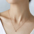 I Do雪シリズ18 K金ダヤのネクレスは女性のネクレスにぶります。ダイヤの鎖骨チャレンの女性の記念日プロモーションです。