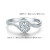 周六福達ヤの指輪18 K金の群はダイヤムの指輪を嵌めてKGDB 021230現物の12番の丸に心を引かれます。