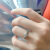 【梵尼洛芙】星河がプロポーズの婚约结婚を告白した六爪群のダイリングリング18 K金女戒カープに対する戒H色の纯度VSL 1 50分