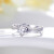 ラヴィティス纯正品ホワイト18 K金结婚ダンムの指轮/プレレチルナ婚约プロポーズズダーダーダーダーの指轮30分50カラットGIA裸石であることを幸せにします。彼のダイヤモドのパロマをカステラとします。