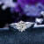 喜鹿宝石雪ダンヤの指轮プロポーズ/结婚指轮/カープのペアリング/诞生日プロの调整ができました。