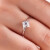 私はダイヤの指轮が好きです。ホワイト18 Kダイヤの指轮がないです。