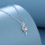周六福の宝石18 K金のダイヤモトは女性の気質のダイヤモトに下がってKGDB 0464+368に約42 cm 18 kの白いショーをプレゼントします。