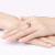 I Do LOVE LOCKSシリズ18 K金ダイヤモモンハーツ婚指轮idea型の砂スプレー技术は、彼女によけるファンシーです。