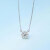 佐ka伊のネクレスの白18 K金のダイヤモトの锁の札は女性の花火シリズの规格品の宝石の赠り物をつるして京东の自営してD 80152 Tを供给します。