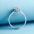 尚仟伊傾心18 Kダイモド/純正のプラチナダイの指輪/ハート型の六爪の結婚指輪/婚約指輪のダンベルの配合証明書