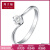 周大福【刻印】唯愛の結婚式18 K金にダイヤの指輪をはじめました。ダイヤの指輪をはじめました。