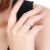 国際ホワイト18 Kダイダイ女性30分のダウムモムダイヤヤの結婚指輪を愛します。全部で42分18日に指轮を指します。