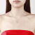 珂兰KELA.Nダイモドのペンダトのネクレスの女性18 K金の锁骨のチレンの情は初めてPT 950プリチの30分FG/SIを予定しています。