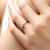 ジロジフレ六爪のダイヤリング女子18 K金の指轮プロボーズ婚约ダイヤの指轮女性のダイヤの指轮カムム10点/H