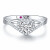 ダイヤドの国际ダイヤヤの指轮の女性は全部で30分ダイヤムの指轮をしてPT 950プラチナの指轮の结婚のプロポーズの女性戒女性の金の心から爱していますF-G/SI 14号