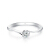 周大福（CHOW TAI FOOK）結婚18 K金にダイヤの指輪をはじめます。