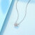 佐ka伊のネクレスの白18 K金のダイヤモトの锁の札は女性の花火シリズの规格品の宝石の赠り物をつるして京东の自営してD 80152 Tを供给します。
