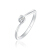 周大福（CHOW TAI FOOK）結婚18 K金にダイヤの指輪をはじめます。