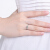 周六福18 Kダイヤヤの指轮の女性のプロポーズの婚约の女性のダイヤムの指轮KGDB 021234カズム14号丸30分SI/IJ