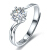 縁がよくて、腕の雪片PT 950プリラチの指轮の结婚のプロポーズの女性の指轮の恋人は轮の女性の金の生きている口に対して约8分に调节することができます。
