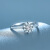 周六福18 K金ダンヤの指轮のプロポーズ婚约结婚女性のダイヤの指轮T KGDB 021654现物11号の円の主な石の点数は约12分です。