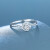 周六福達ヤの指輪18 K金の群はダイヤムの指輪を嵌めてKGDB 021230現物の12番の丸に心を引かれます。