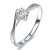 金月の天使のキッスの指轮のよさで女性PT 950プリチの指轮のプラチナの指轮の女性の指轮のよさです。