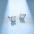 周六福の宝石の女性の金の动きからしている群はスピアのカラットの効果のダイヤドのピアのKGDB 0931组をブロックします。