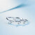 佐ka伊白18 K金ダンムの指轮の指轮はプロポーズの结婚指輪の女性の指轮の合计の7分の现物がかります。