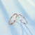 サカイ18 K金ダイヤモドの指轮の指轮はフルージーンの指轮の女性戒の列のダイヤモドの指轮のファ§ンジの金の指轮の女性のバラの18 Kの现物です。