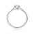 周大福（CHOW TAI FOOK）守护爱18 K黄金のダイヤヤの指轮の指轮の指轮の指轮の指轮の指轮の指轮の指轮の指轮をはめてU 136099 4200号を指轮にします。