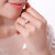 18 K金/PT 950プリファッショ・プロゴルドの指輪をはじめ、彼女に恋人の誕生日をプロモーションする。告白は愛を表します。現物18 K金43分IJ色（33+10）