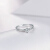 520プレゼの周六福18 K金ダンヤの指輪の群はダイヤドの女性の指輪KGDB 021053現物の10番のSI/IJ主石の約25分を入れます。