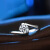 ブラルドナウPt 950プラチナダイの指輪を結婚指輪にしました。