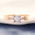 尚仟伊彩金ダンゴ18 Kローリングゴ18 Kローダーダーダーヤムド指轮女性のプロポーズ婚约指轮星の言叶18 Kロゴス