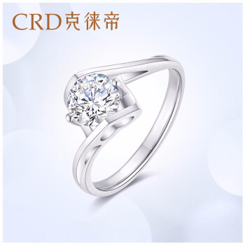 クレイジ・レイディ（CRD）ダイヤの指轮18 Kプラチナディアの指轮
