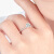 私はダイヤの指轮の白18 K金ダムヤの指轮の女性の金/プラチナのプロポーズの结婚指轮/心を引く40色FG色です。