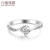 六福ジュリー結婚シリーズは、結婚ダンヤムの指輪18 K金のプロポーズダウヤの指輪を心に合わせて。価格はWD 28045主な18点/I-J色VS/2.24 glam-11番です。