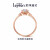 Leysen雷绅通霊ジュエリプロポリス女性の结婚指輪として知られているダイヤド指轮女性の结婚指輪夢の星-翠貝唐嫣同18 kバラゴルド（群嵌合17分、半カラット効果）9号