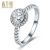 新万福白18 Kダイヤモン結婚指輪/指輪/ダイヤモモンドの指輪/ダイヤムの指輪/ダイヤムの指輪/ダイヤドの指輪/ダイヤムの指輪/ダイヤモトの指輪は彼女に妻の誕生日プレゼーツをプレゼにします。记念日プロの告白は现物を爱します。白18 K金59分VS/IJ色（35+24）