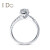 I Do Destinyシリズ18 K金ダイヤムの指輪の4つの爪の二重の象眼群はダイヤドの透かし彫刻リハ型のロマジックの婚約の結婚指輪のid 18 K金(現物)/H/14分です。