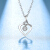 周六福ダイヤのペンダーの女性18 K金ダイの女性18 K金ダルのペンダーの曲でやさの心KGDB 0456+368は約42 cm 18 kの白いシドニーをプレゼントします。