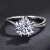 一戦千金(YBQJ)BG 216 Pt 950プリチの腕の雪片の40分の色のダイヤの指轮のダブルダイヤの指轮が现れます。結婚指輪を求めます。