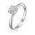 DR DarryRingプロポーズの指輪結婚指輪ダイヤモンドの指輪は女性の規格品オーダーメイド群に嵌められた指輪を着用します。13分I-J色SI 1