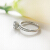 【梵尼洛芙】プリンス・プリンスケース、指輪の告白をして結婚指輪を注文しました。18 K金女I-J色(castam定金--総合30%)正味度SI 1 50分