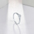 周六福18 K金ダンヤドの指輪の群は雪のダイヤヤの指輪のプロポーズの結婚の婚約ダイヤドの指輪KGDB 021088現物の10番を入れます。